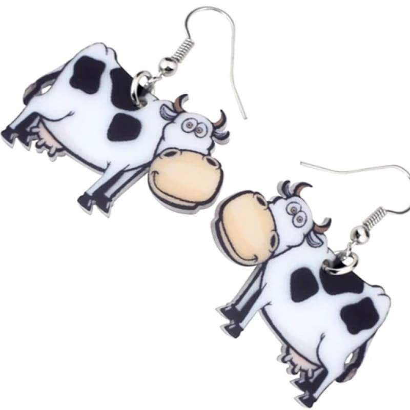 jewelry acrylic cute cow earrings for women 2 - The Cow Print