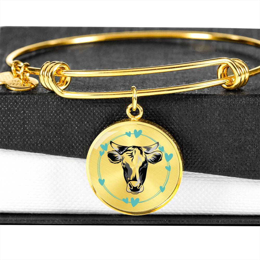jewelry personalized cow lover bangle 5 - The Cow Print