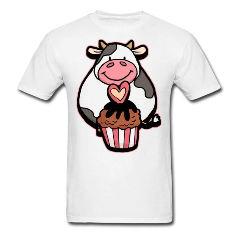 Cow Cup Cake Shirt CL1211 S Official COW PRINT Merch