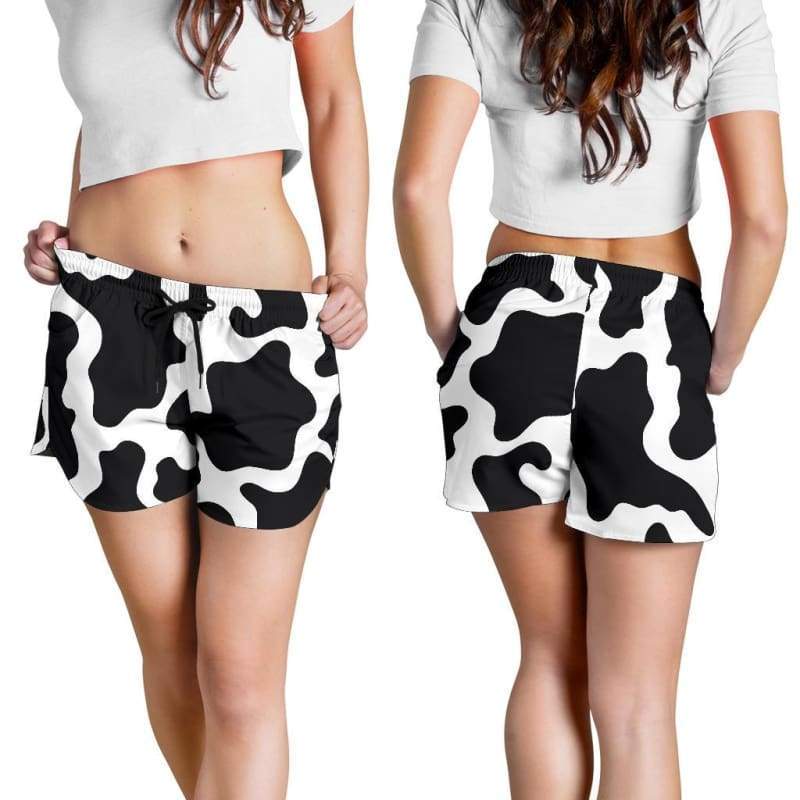 Women's Shorts - Cow Print Womens Shorts / M Official COW PRINT Merch