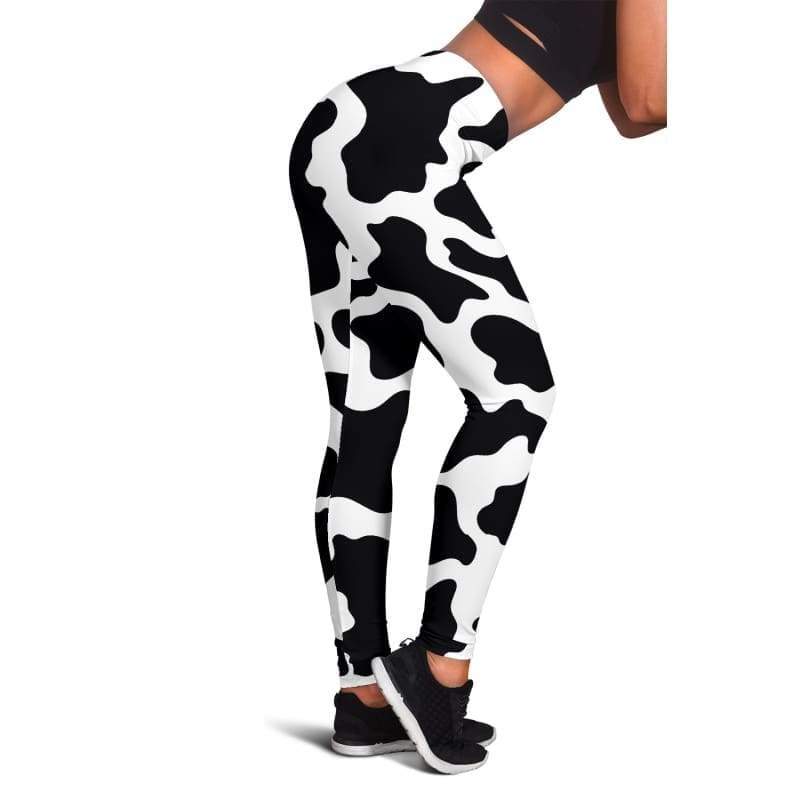 Vibrant Cow Print Leggings CL1211 Women's Leggings - Cow Print Leggings / XS Official COW PRINT Merch