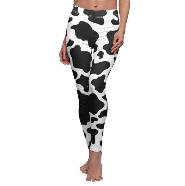 Women's Leggings - Cow Print Leggings / XL Official COW PRINT Merch