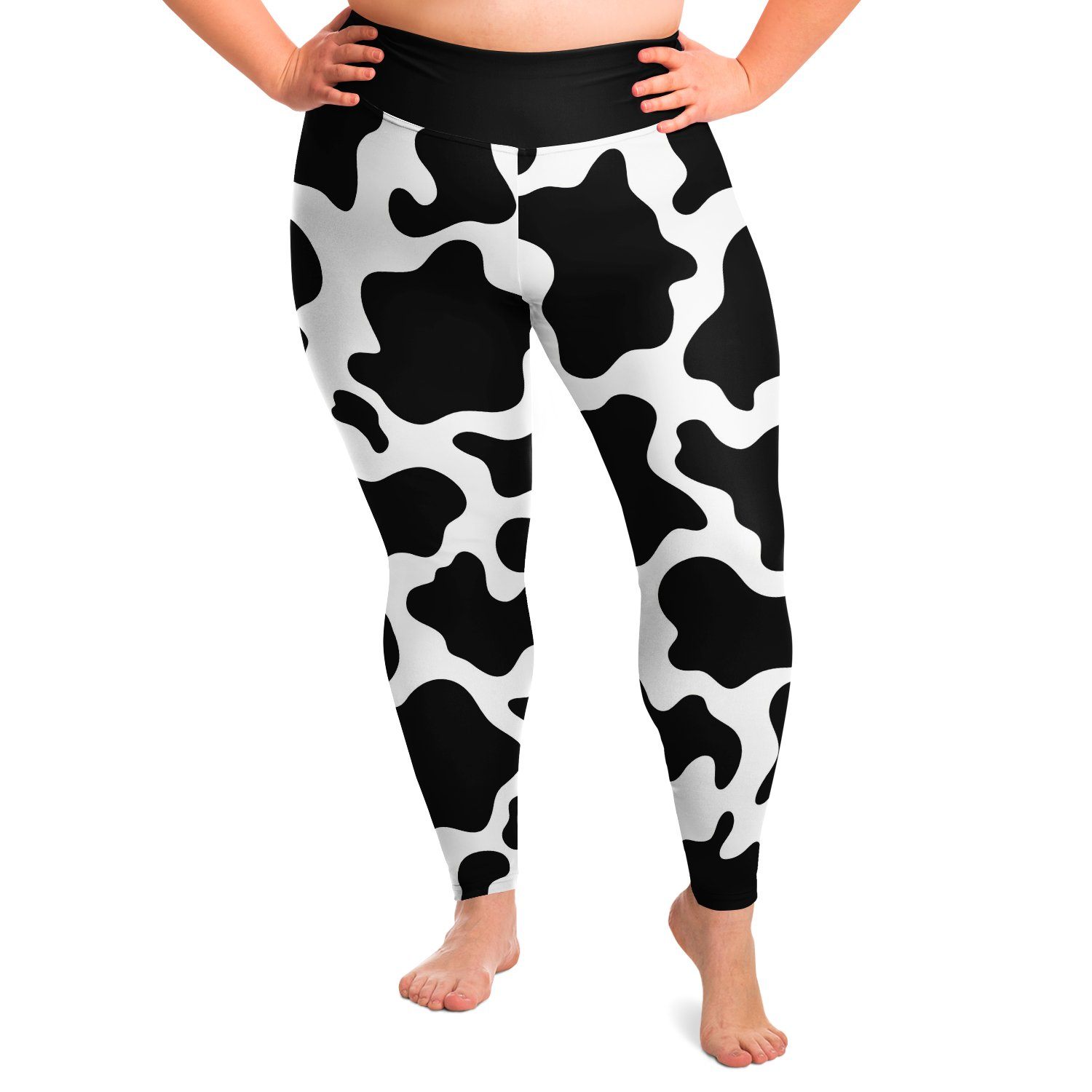 Plus Size Women's Cow Print Leggings CL1211 2XL Official COW PRINT Merch