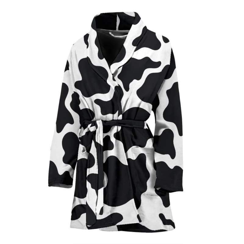 Premium Cow Bath Robe CL1211 Women's Bath Robe - Cow Bath Robe / Universal Fit Official COW PRINT Merch