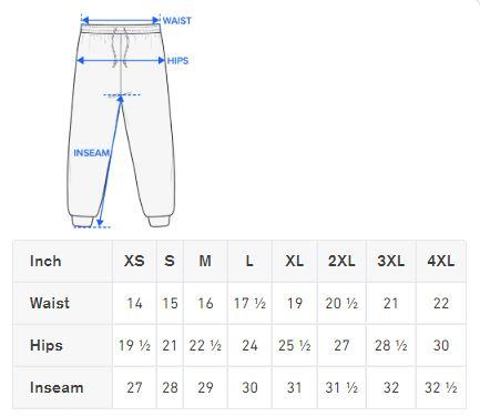 Size Reference Chart and  Sizing Guide