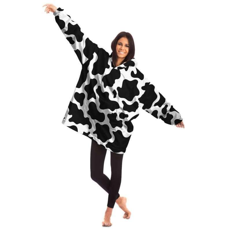 snug hoodie aop cozy cow print snug hoodie 3 - The Cow Print