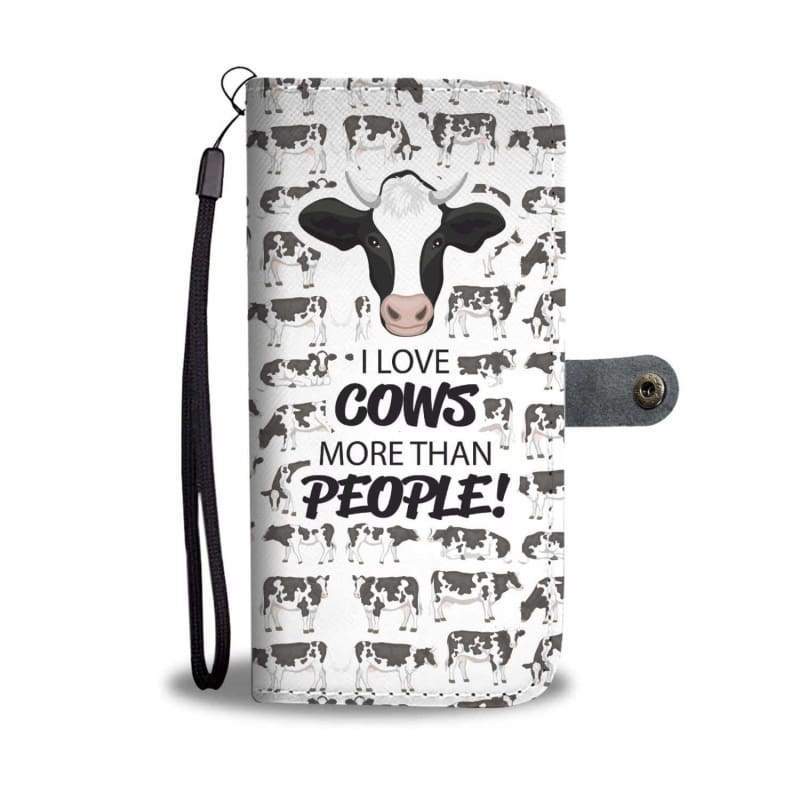 I Love Cows Phone Wallet Case CL1211 iPhone 12 Official COW PRINT Merch
