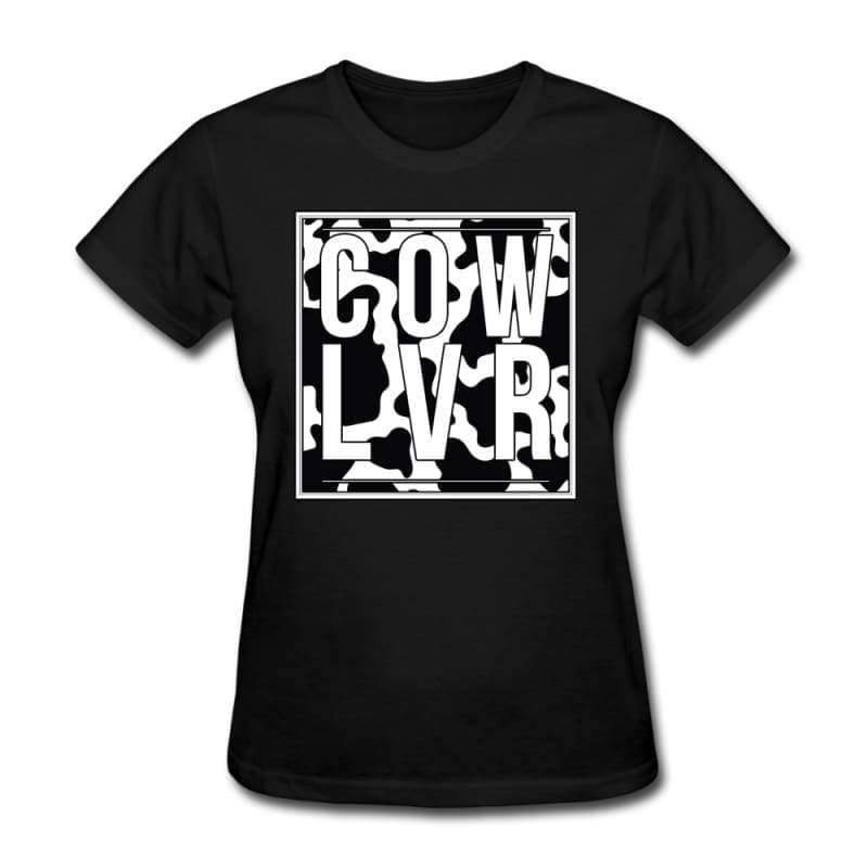COW LVR Shirt with print CL1211 black / S Official COW PRINT Merch