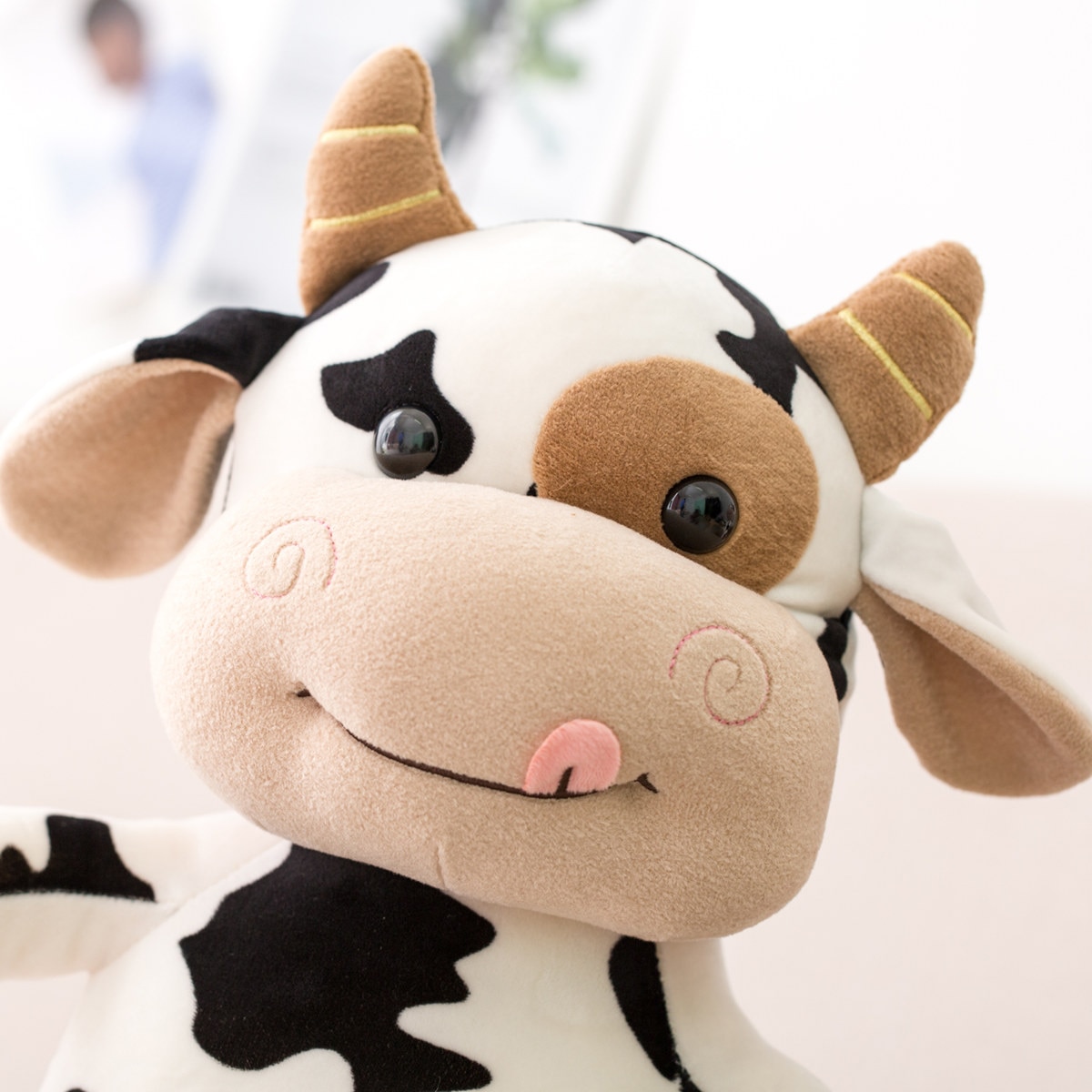 2020 New Plush Cow Toy Cute Cattle Plush Stuffed Animals Cattle Soft Doll Kids Toys Birthday 3 - The Cow Print