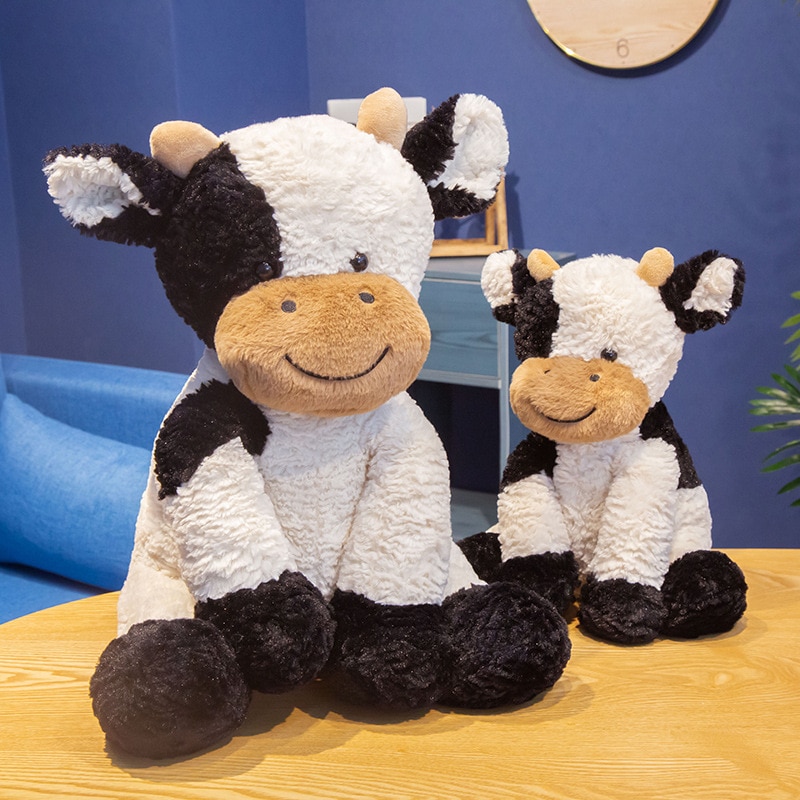 New Cute Animal Cartoon Cows Stuffed Plush Toy Kawaii Cattle Comfortable Soft Toy Children accompany Birthday 2 - The Cow Print